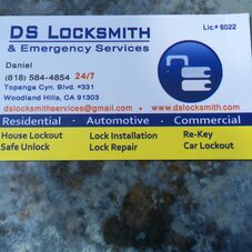 DS Locksmith & Emergency Services logo