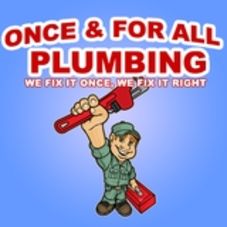 Once & For All Plumbing logo